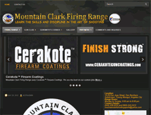 Tablet Screenshot of mountainclarkfiringrange.com